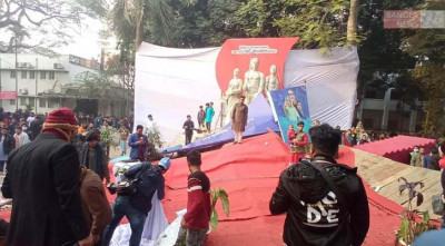 ওবায়দুল কাদেরের বক্তব্যের সময় ভেঙে পড়ল ছাত্রলীগের মঞ্চ 